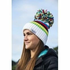 Vélos électriques Soldes -Vélos électriques Soldes bonnet big bobble arc en ciel blanches uci 1