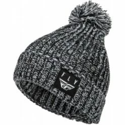 Marque Bonnet Fly® Pom - Noir/Blanc