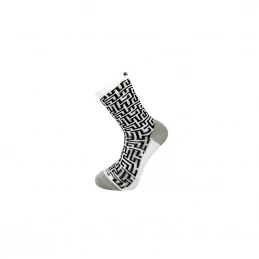 Marque Chaussette Vogue Rafalsocks® - Labyrinthe/Blanche 3 Marque Chaussette Vogue Rafalsocks® - Labyrinthe/Blanche