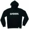 Marque Sweat Federal Og Logo Hood Black -Vélos électriques Soldes sweat federal og logo hood black