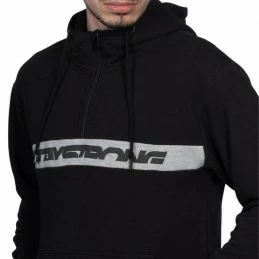 Marque Sweat Staystrong Cut Stripe 1/4 Zip Black/Grey 4 Marque Sweat Staystrong Cut Stripe 1/4 Zip Black/Grey – Image 2