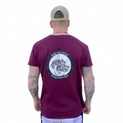 Marque T-Shirt Pride Cool Patch Burgundy -Vélos électriques Soldes t shirt pride cool patch burgundy 2