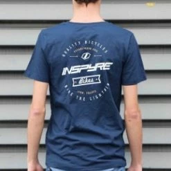 Marque Tshirt Inspyre Ride The Lightning Navy Blue -Vélos électriques Soldes tshirt inspyre ride the lightning navy blue 1